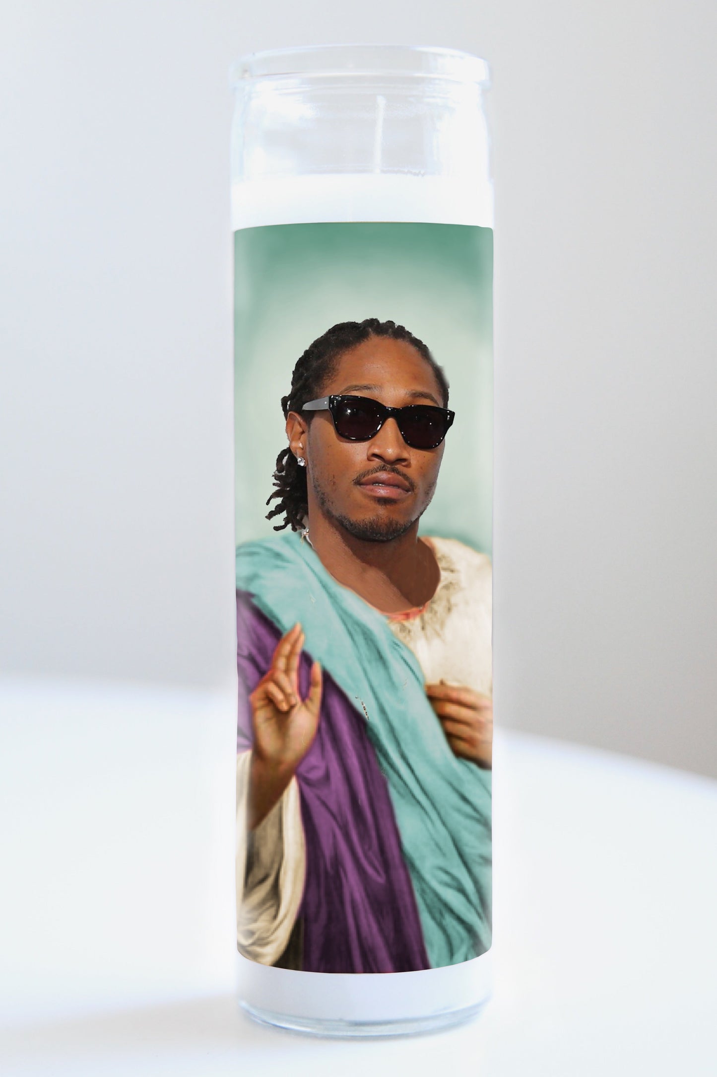 Future Turquoise/Purple Robe Candle