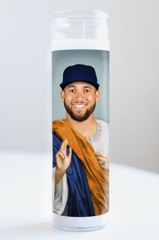 George Springer Team Colors Candle