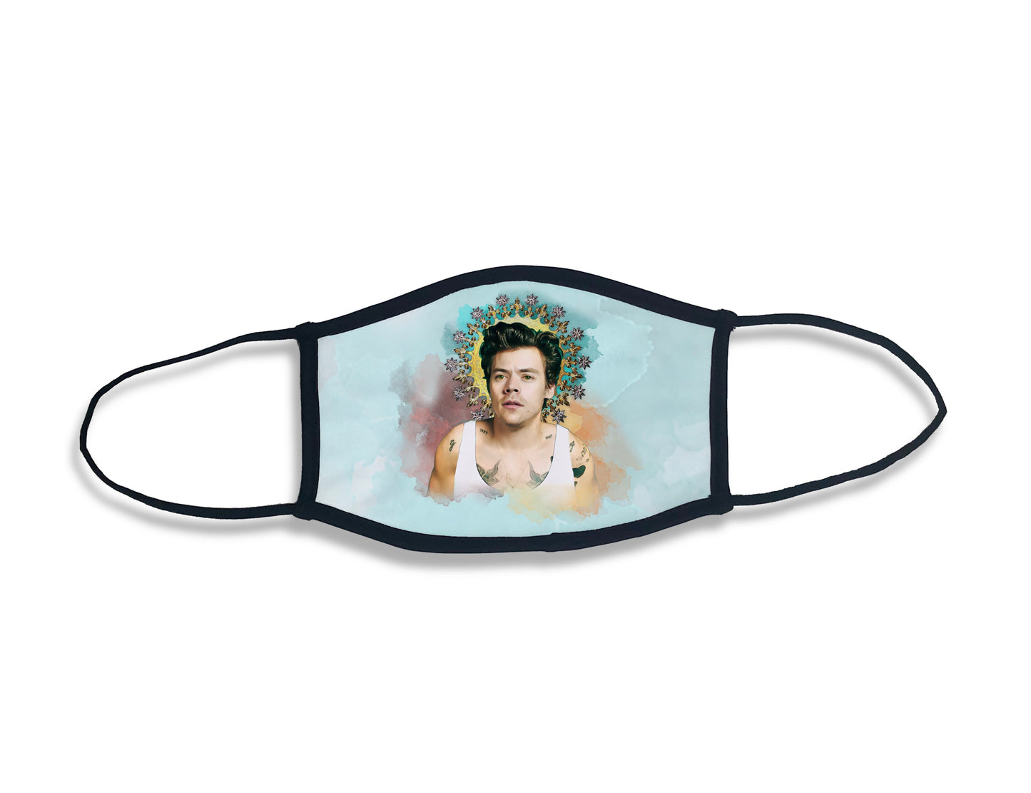 Harry Styles Watercolor Face Mask