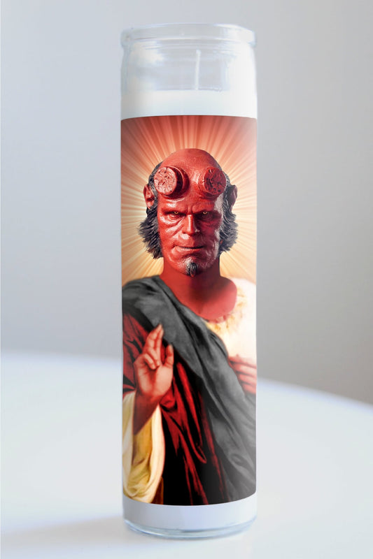 Hellboy Red Robe Candle