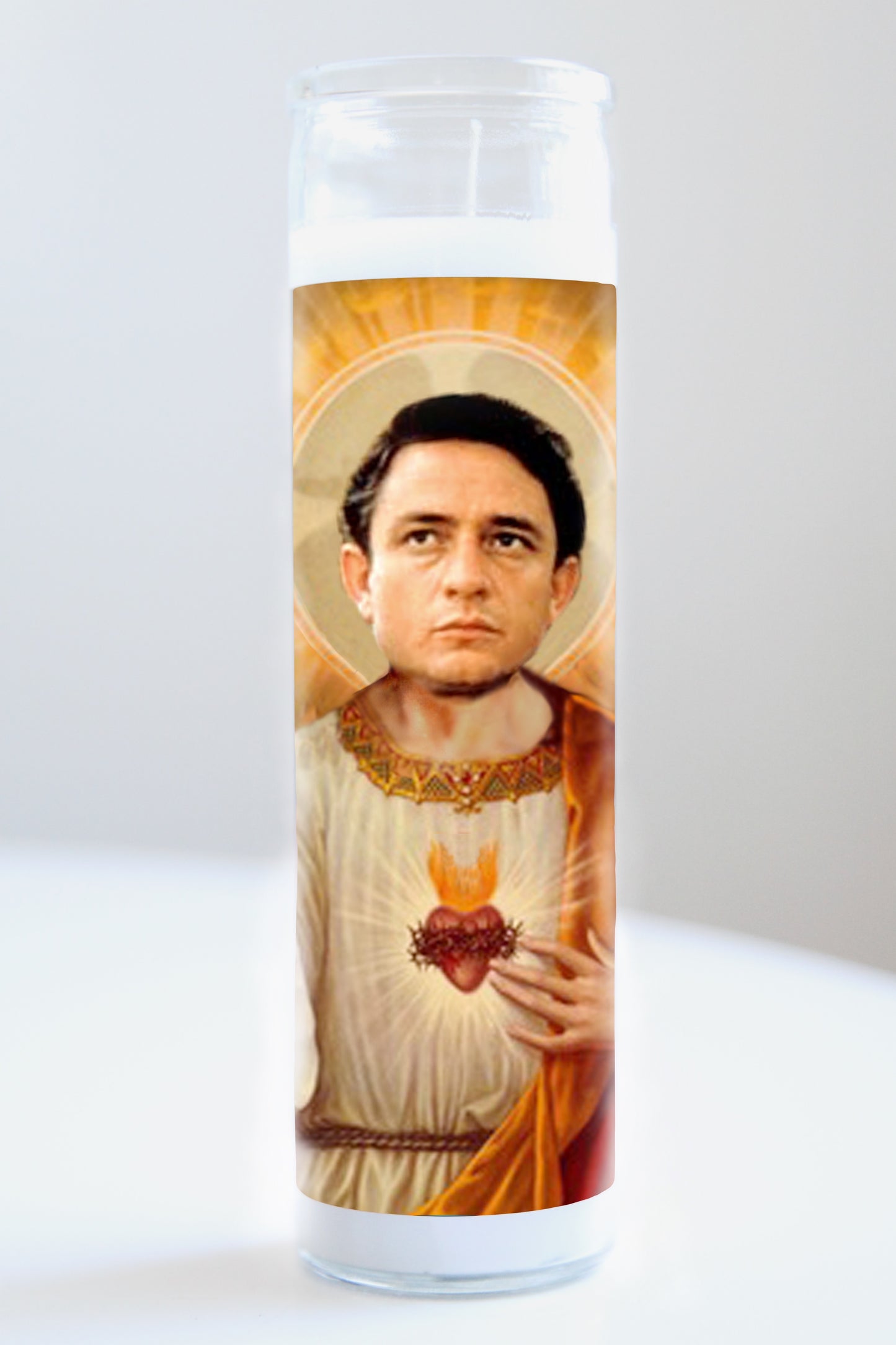 Johnny Cash Saint Candle