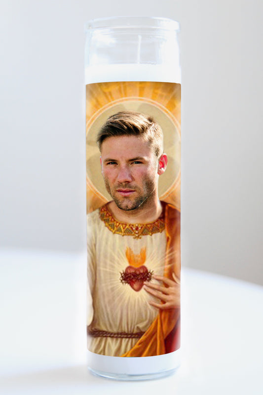 Julian Edelman Saint Candle