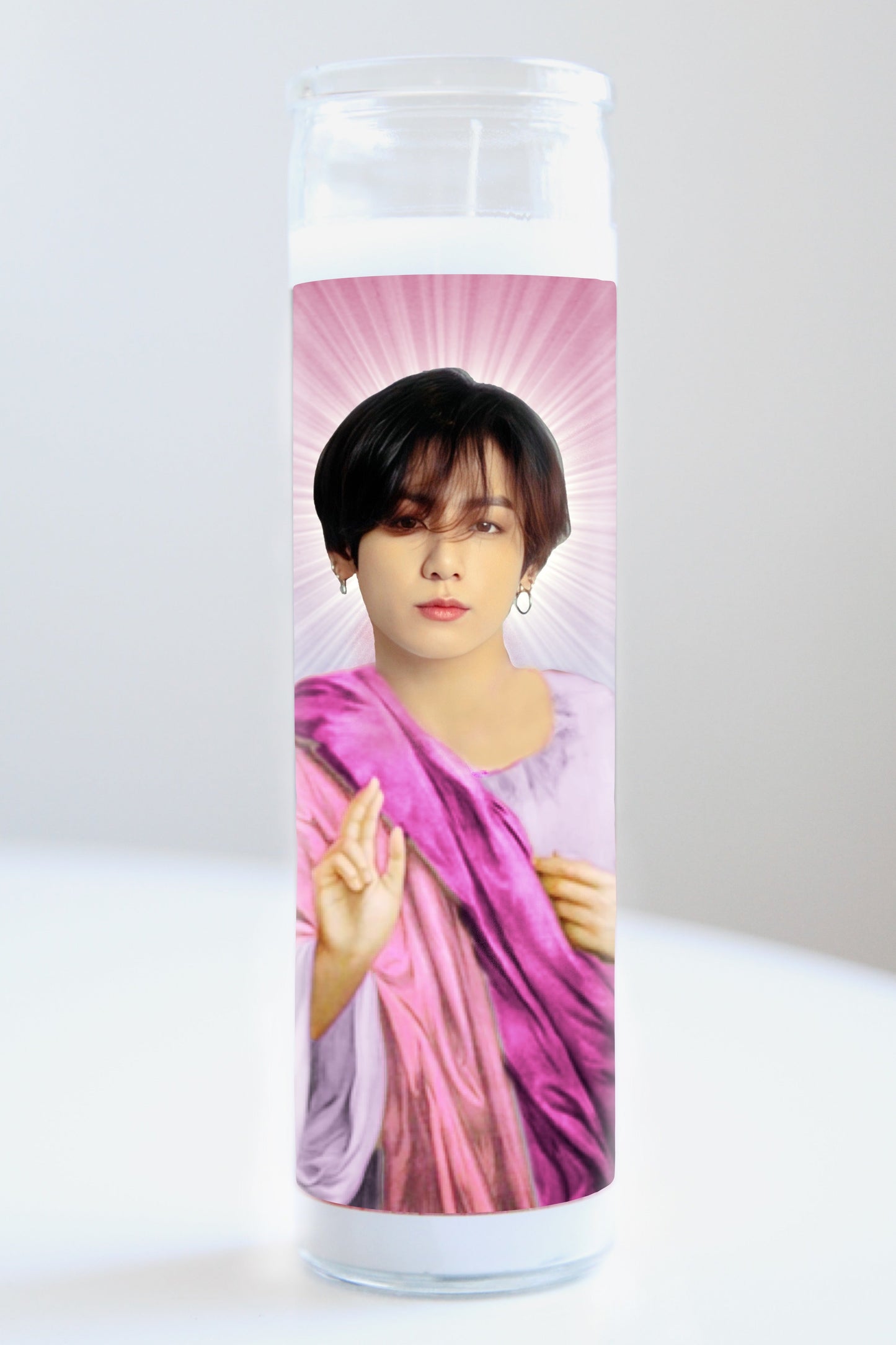 Jungkook (BTS) Pink Robe Candle