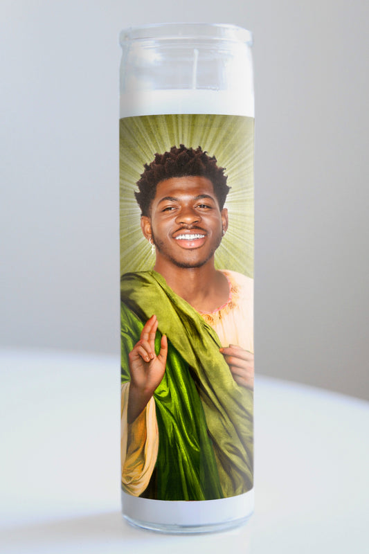 Lil Nas X Green Robe Candle