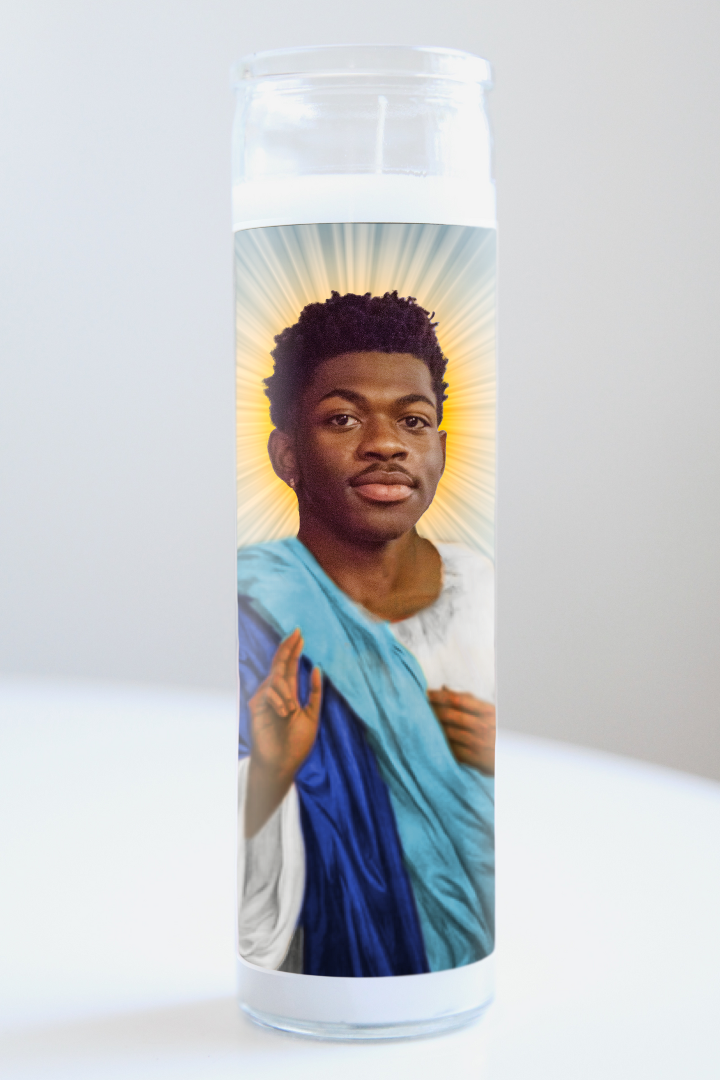 Lil Nas X Blue Robe Candle