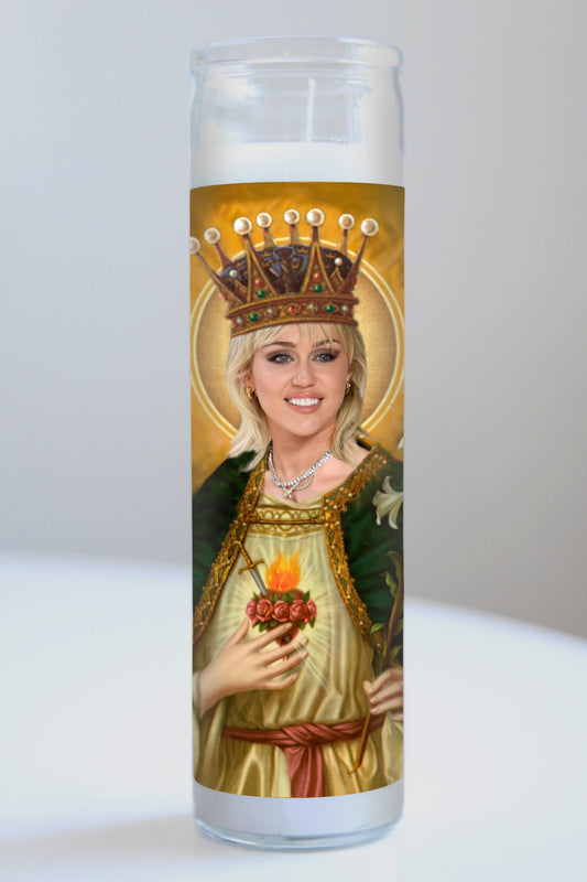 Miley Cyrus Saint Candle