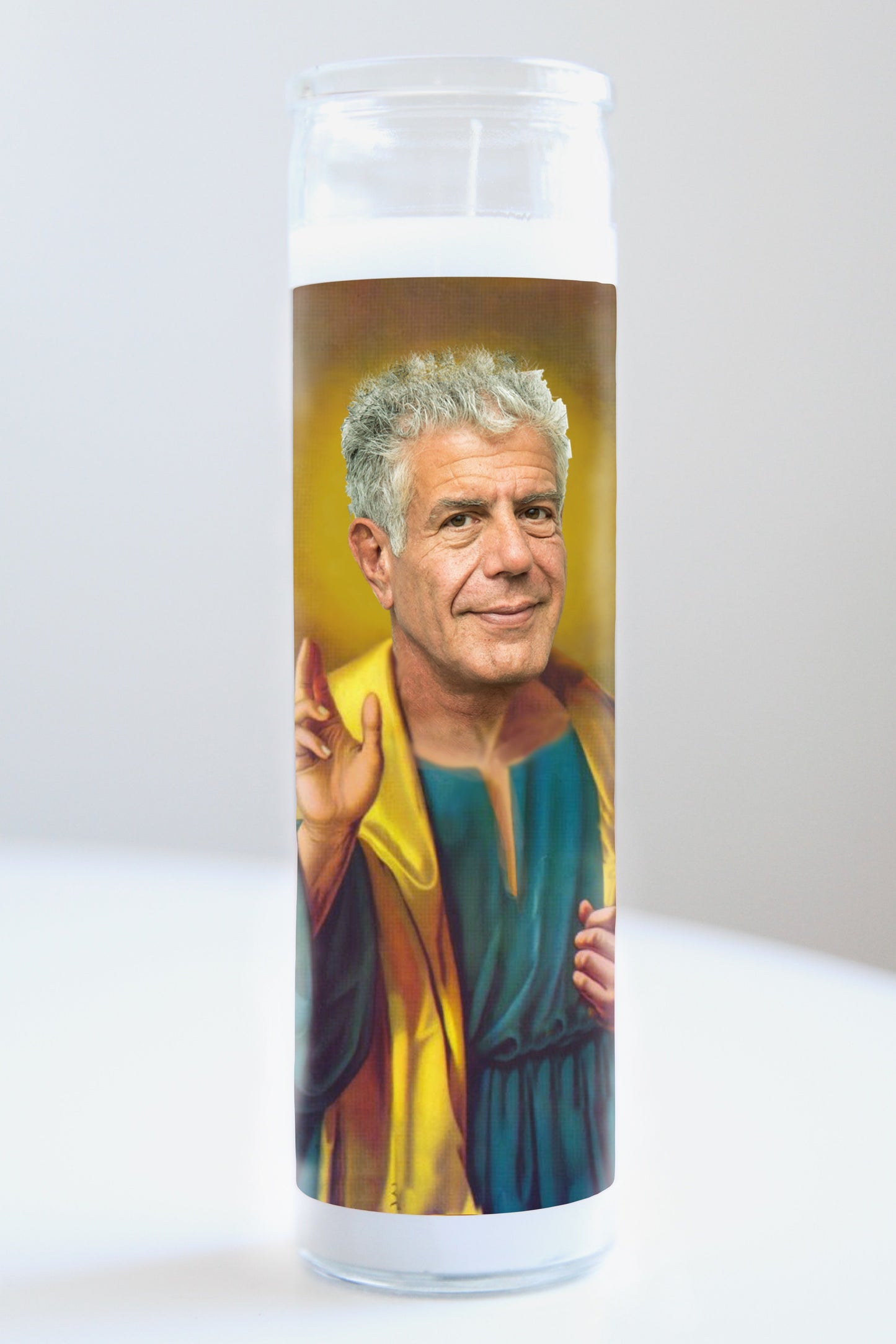 Anthony Bourdain Gold Robe Candle