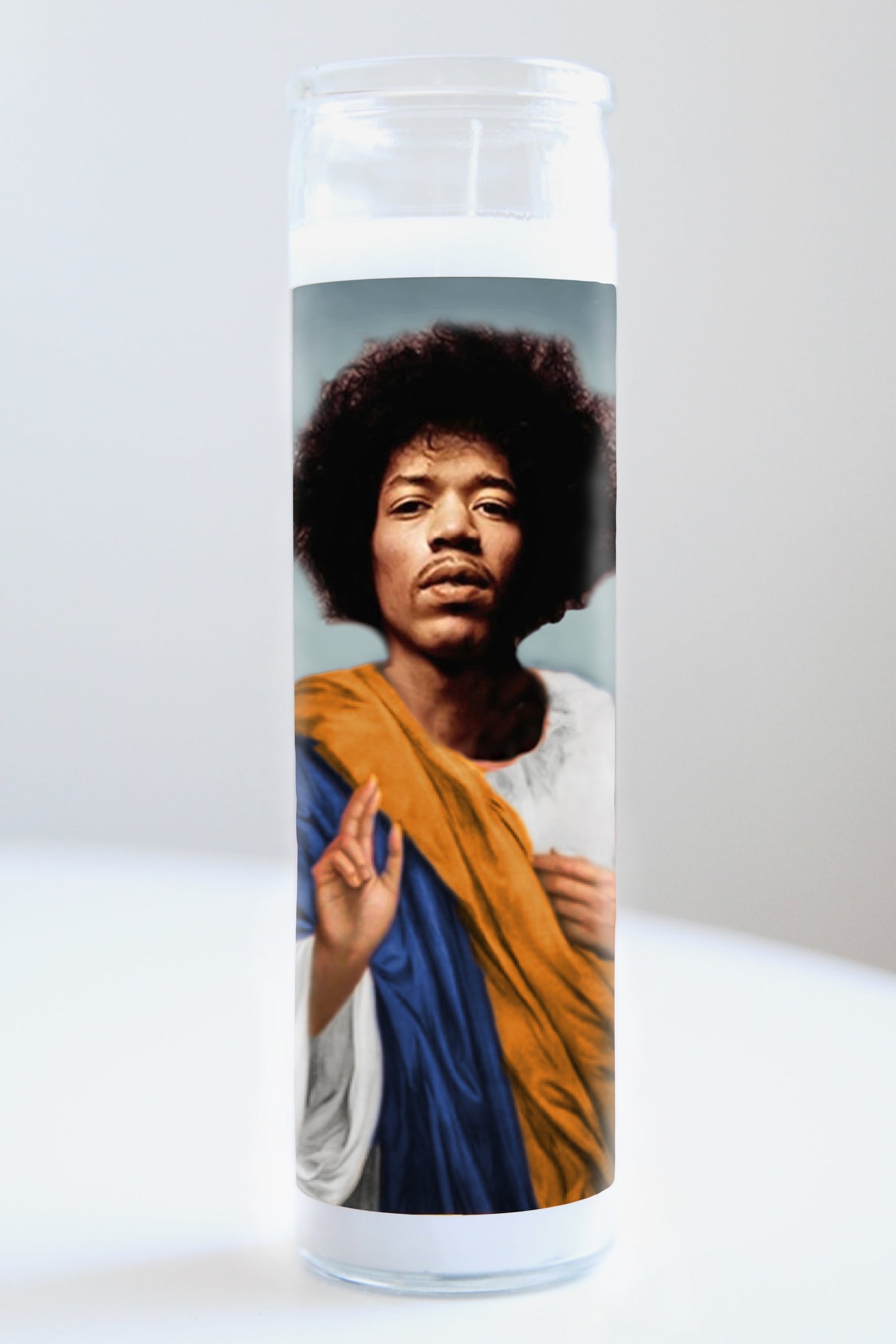 Jimi Hendrix Blue Robe Candle