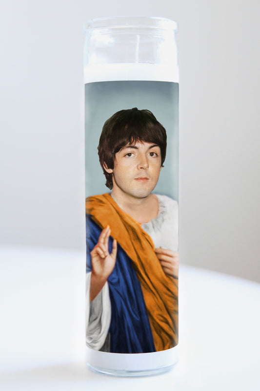 Paul McCartney Blue/Orange Robe Candle