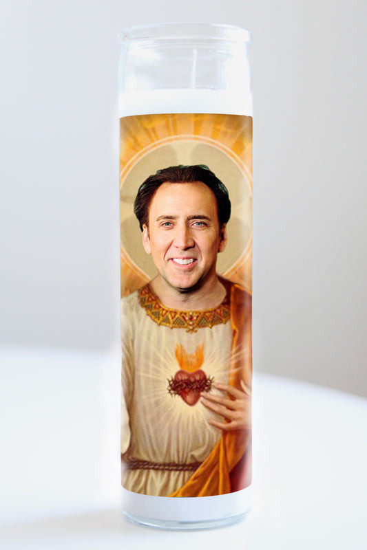 Nicolas Cage Saint Candle