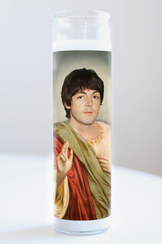 Paul McCartney Red/Green Robe Candle