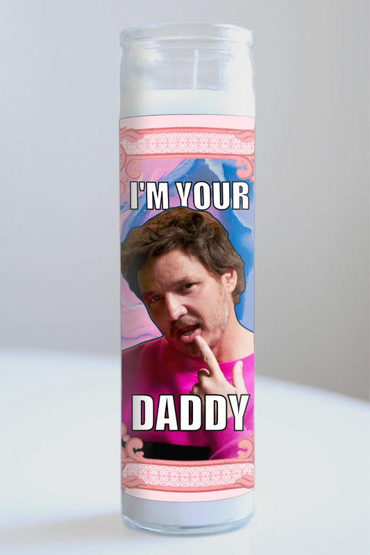 Pedro Pascal "I'm Your Daddy" Prayer Candle