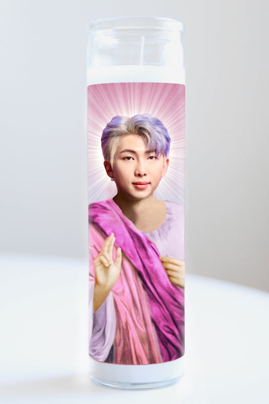 RM (BTS) Pink Robe Candle