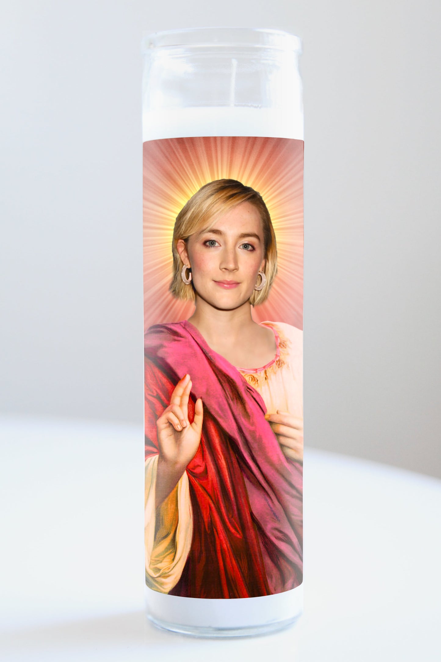 Saoirse Ronan Red Robe Candle