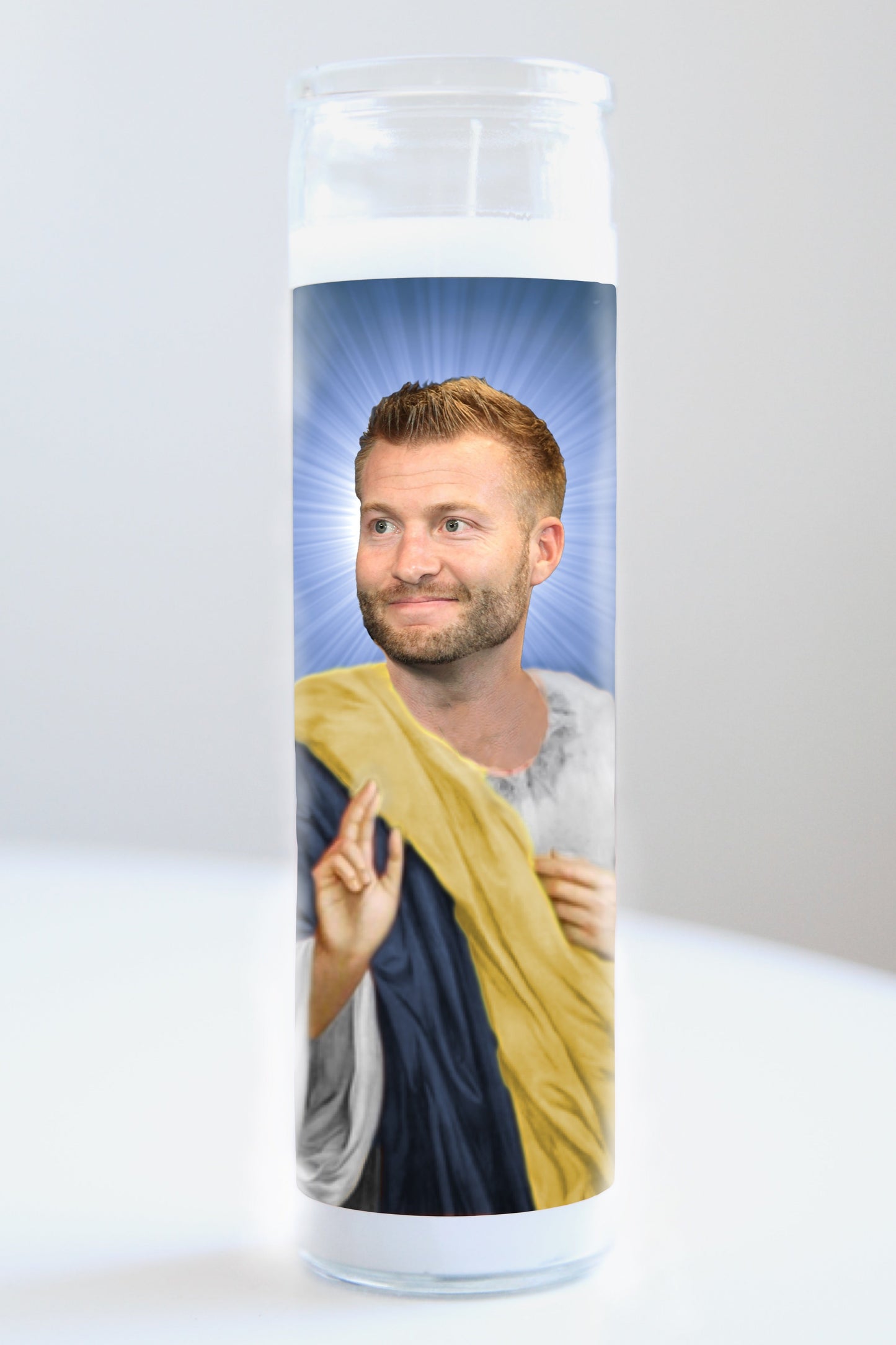 Sean McVay Team Colors Candle