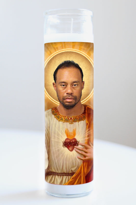 Tiger Woods "Mugshot" Candle