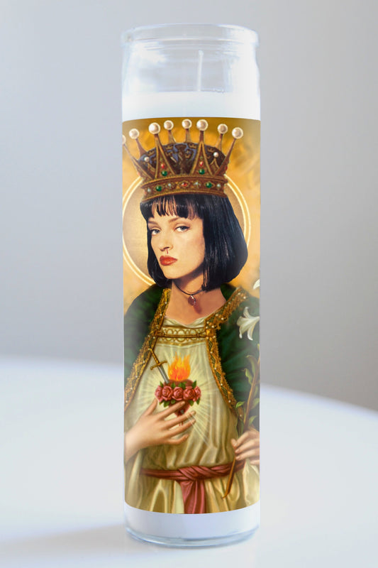 Uma Thurman (Pulp Fiction) Saint Candle