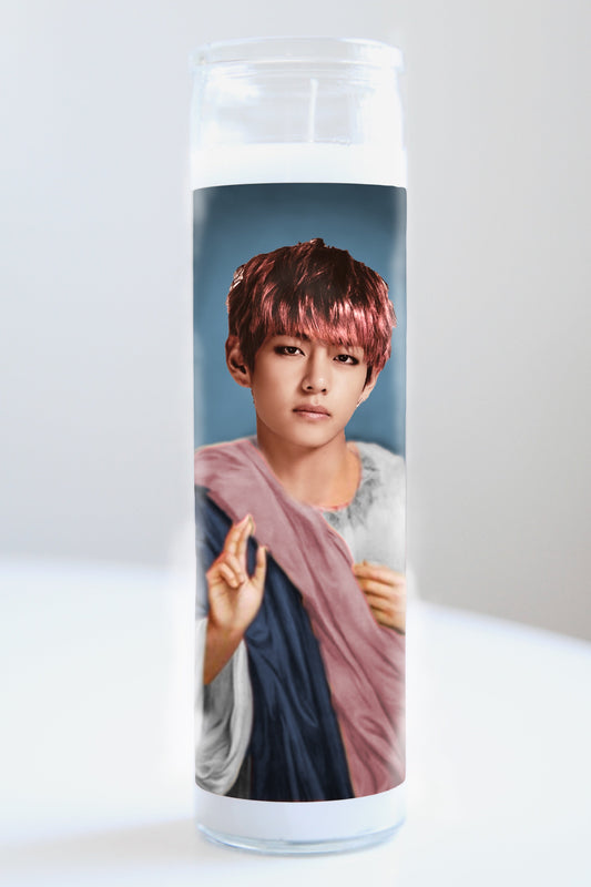 V (BTS) Blue Robe Candle