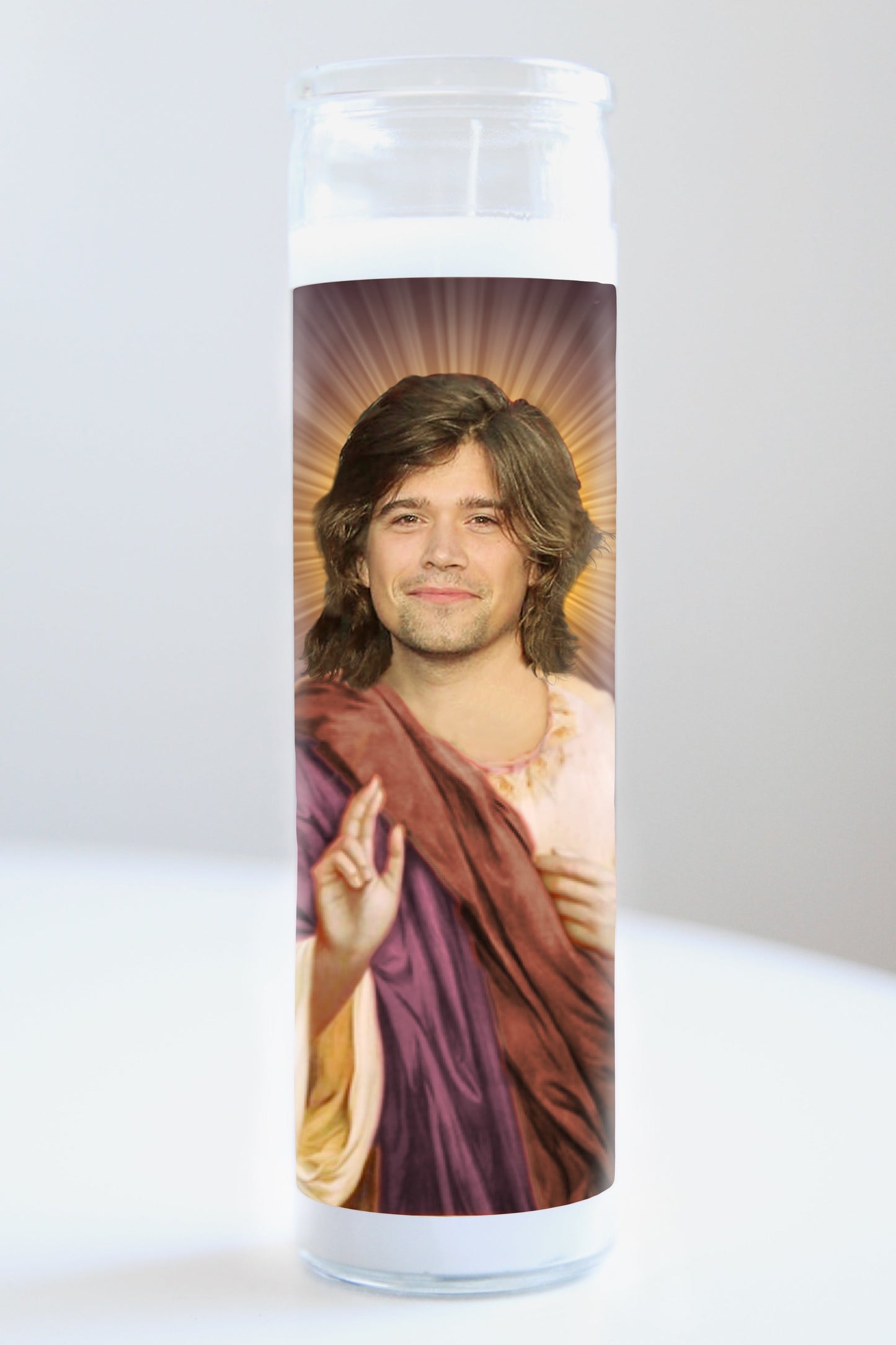 Zac Hanson Purple Robe Candle